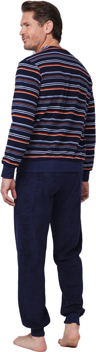 Pastunette - Pyjama - Navy Nights - Badstof - Blauw - Maat M
