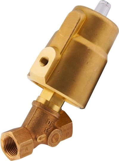 G1/2'' PTFE/NBR 16bar NC Pneu Vrijstroomafsluiter (Sluit Tegen Stroming) Messing AL2 - AL2A-BPN-012-B-C
