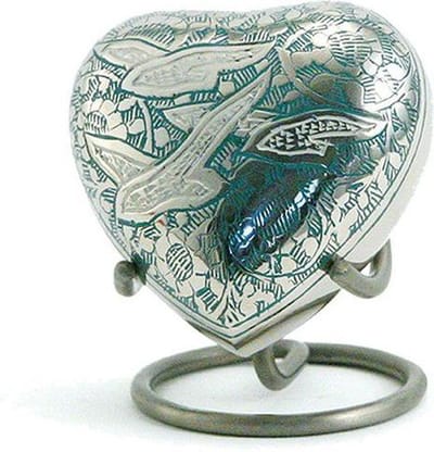 Going Home - Bronzen urn - Hart  - Asbeeld Dieren Urn Voor Uw Geliefde Dier - Kat - Hond - Paard - Konijn