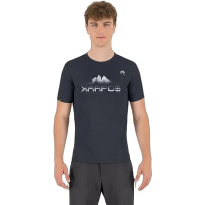Karpos Loma Evo Print T-shirt Met Korte Mouwen Zwart M Man