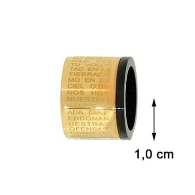 Blinx Jewels Stalen Hanger Ring Kruis