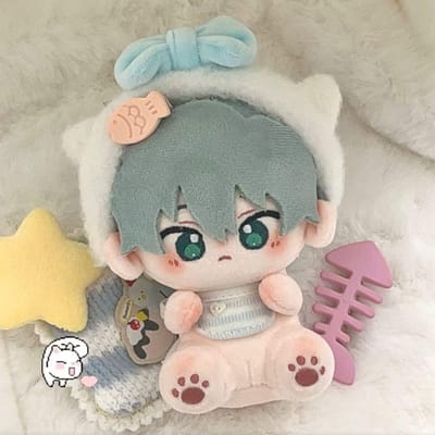 Alien Stage Ivan Till 10Cm Zittend Katoenen Pop Schattig Ivti Cosplay Verkleed Pluche Pop Lichaam Opgepropt Speelgoed Anime Verjaardag Kerstcadeau 10cm