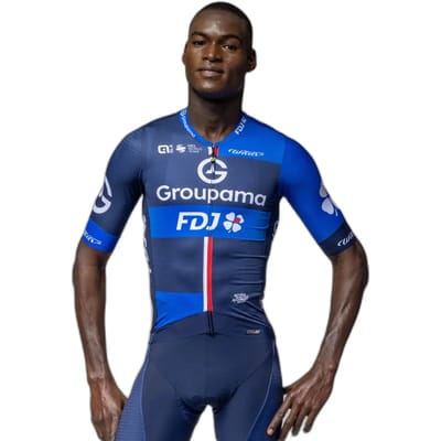 Ale Pr-s 2.0 Groupama Fdj 2025 Korte Mouw Wielertrui Blauw S Man