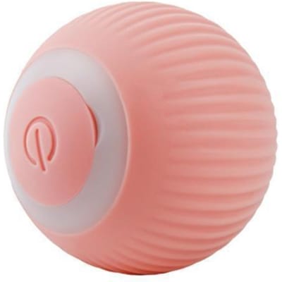 Hondenspeelgoed Bal Zwaartekracht Intelligent Geluid Teaser Kattenballen Training Zelfbewegend Kittenspeelgoed Dierbenodigdheden Binnenspelen roze