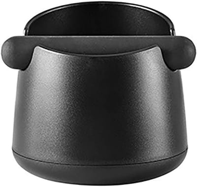 Koffieklopbox - Espresso afvalbak - Koffiedik Verwijderen - Antislip basis - Compact formaat - Zwart
