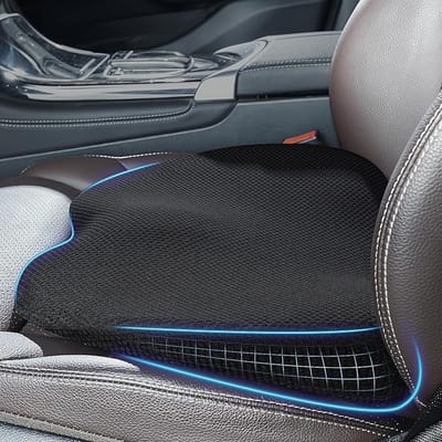 Memory Foam Wigkussen voor Auto en Kantoor - Antislip Zitcomfort