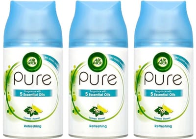 Air Wick Navulling - Citroenbloesem / Fresh Lemon - 3 x 250 ml - Voordeelverpakking