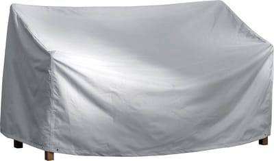Beschermhoes voor tuinbank | 133 x 70 x 63/86 cm | polyesterweefsel, Kleur: taupe (lichtgrijs)