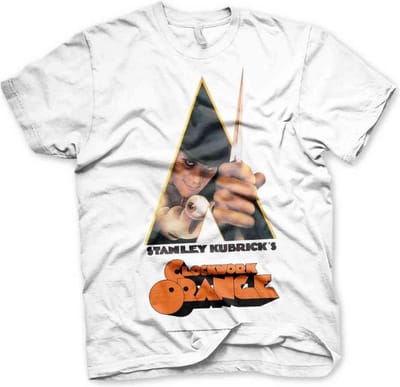 A Clockwork Orange Heren Tshirt -S- Poster Wit