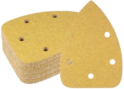 EGoods - Schuurpapier met haken voor details muis schuurmachine - korrel 40 - 24 stuks - ideaal voor houten meubels polijsten