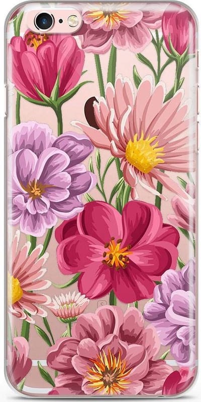 Casimoda® hoesje - Geschikt voor iPhone 6/6s - Flowerbomb - telefoonhoesje - Backcover - Bloemen - Multi