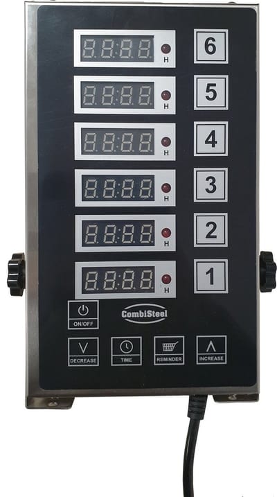 DIGITALE KEUKENTIMER 6 KANALEN DKT-6 - Combisteel 7517.0010