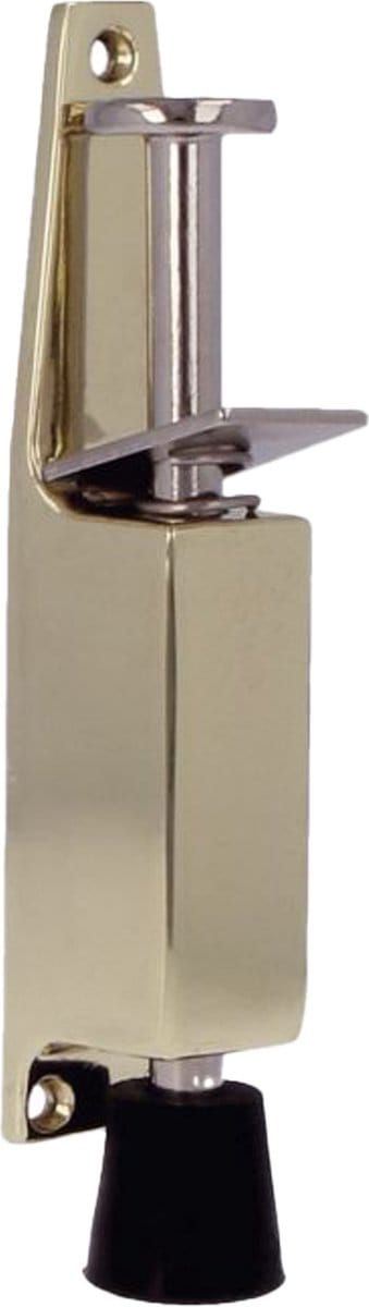 AMIG Deurvastzetter - 1x - 120 x 25mm - 28mm slag - voetbediening - wit - deurvergrendeling