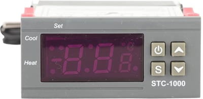Allecto - Digitale Temperatuurregelaar - Thermostaat voor Koelen en Verwarmen - Nauwkeurig en Betrouwbaar - 12V - Temperatuurregeling - Geschikt vo...