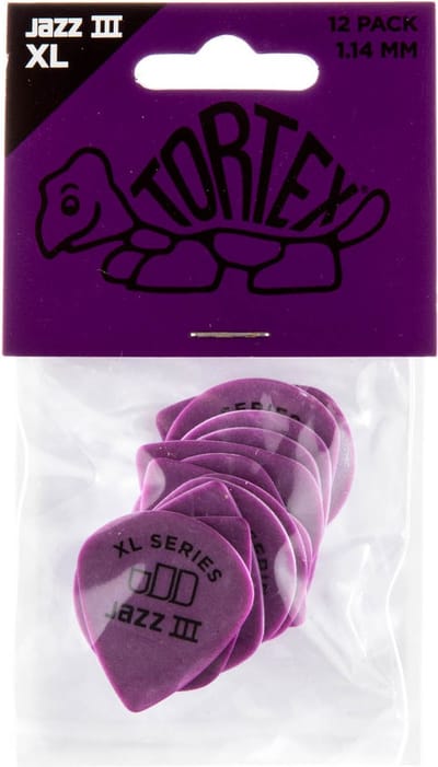 Dunlop Tortex Jazz III XL plectrum 1.14mm - voor precisie en snelheid