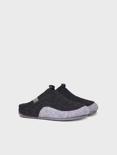 Herenslipper van gerecycled vilt | NADIR-FR