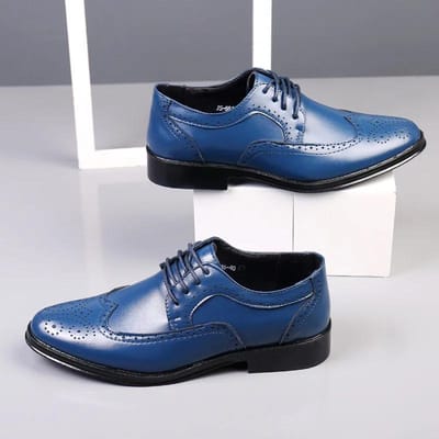 Heren Wingtip Oxford Schoenen Echt Kalfsleer Brogue Kledingschoenen Klassieke Zakelijke Formele Schoenen Man 44