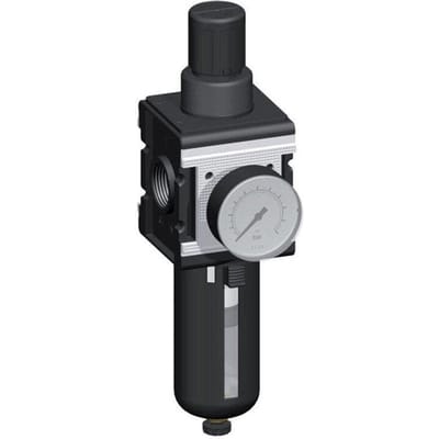 Filter-Regulator G1'' 12000l/min 0.5-16.0bar/7-232psi Auto Polycarbonaat Multifix 4