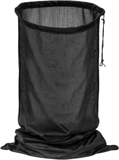 Houtzak - Brandhout drager - Tuinafval opruimen - Duurzaam gaasdoek - 122 x 61 cm - Zwart