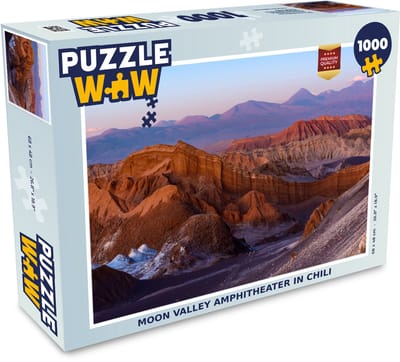 Puzzel Moon Valley Amphitheater in Chili - Legpuzzel - Puzzel 1000 stukjes volwassenen
