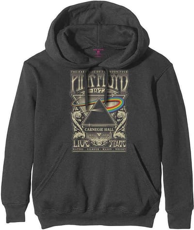 Pink Floyd - Carnegie Hall Poster Hoodie/trui - S - Grijs