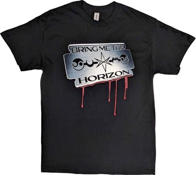 Bring Me The Horizon - Razor Blade Heren T-shirt - S - Zwart