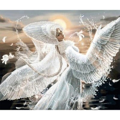 Diamond Painting Een Heilige Vrouw Diy Diamond Painting 5d Diamond Painting Aankomsten 20X30CM gray