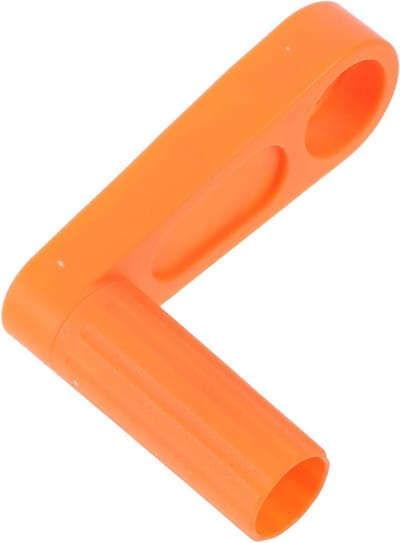 Slanghaspel Handgreep - Slangoproler Hendel - Tuinslang Beheer - Duurzaam Kunststof - 13.5 x 9.2 x 4 cm - Oranje