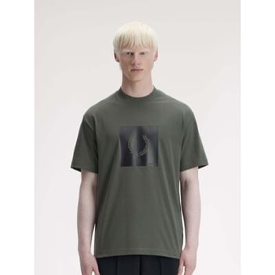 T-Shirt Fredperry Fp Box Graphic T-Shirt - Fashion Wear - Volwassen