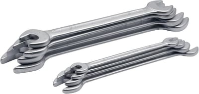 Dubbele Steeksleutelset - Ringsleutel Set - Monteren & Demontage - 12 Delig 6-32mm - Gepolijst Staal