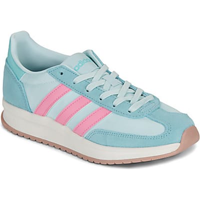 Adidas Dames Run 70s 2.0c Sneaker JR2424 Retro Stijl Lichtblauw/roze