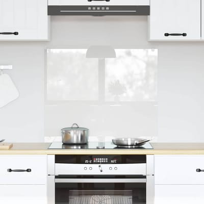 vidaXL - Keukenachterwand - Transparant - 70 - x - 60 - cm - gehard - glas