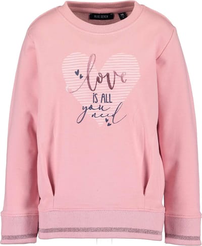 Blue Seven - Girls sweater - roze - Maat 116
