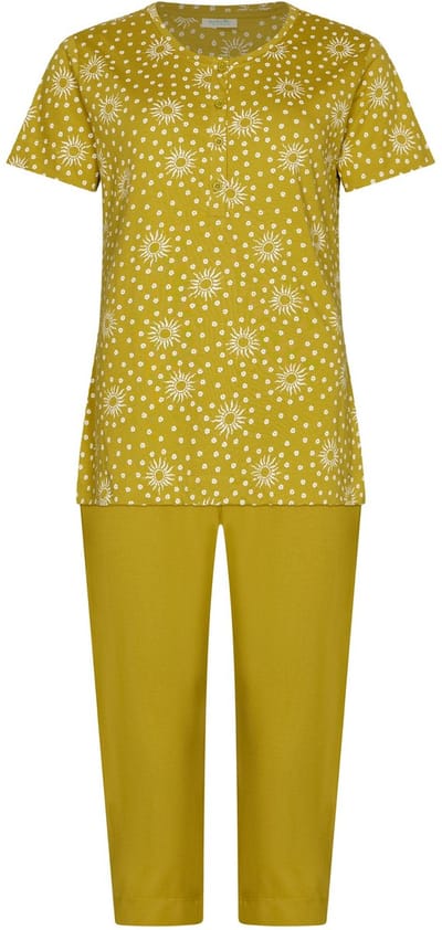 MyRebelle - Pyjama - Sunny Holiday - Biologisch Katoen - Groen - Maat 38