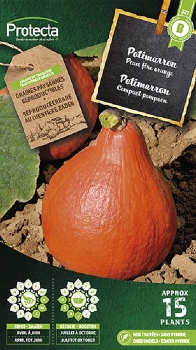 Protecta Groente zaden: Potimarron Pompoen