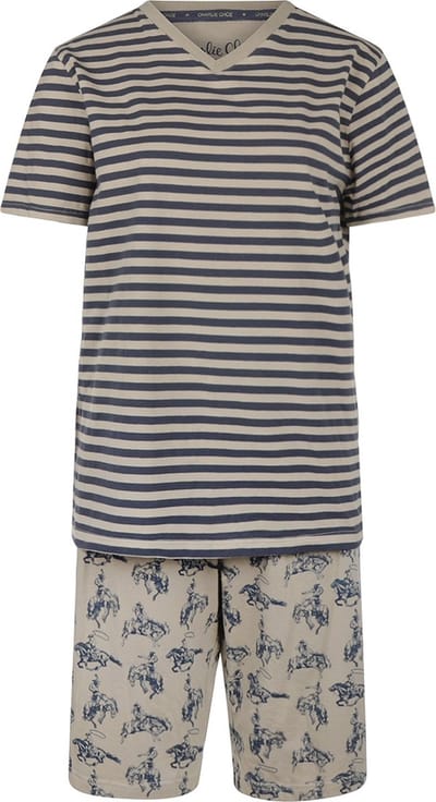 Charlie Choe pyjama heren - streep - T47180-39 - maat S