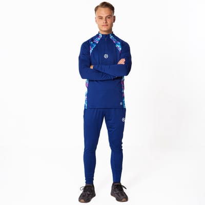 Champions League Trainingspak Heren - Maat S t/m XXL - Blauw - Volwassenen - Voetbal Trainingspak