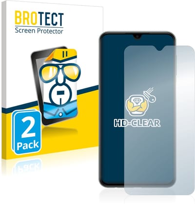BROTECT - Screenprotector voor Samsung Galaxy M33 - Folie Beschermfolie transparant 2 Stuks
