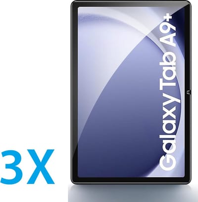 Screen protector Geschikt voor: Samsung Galaxy Tab A9 Plus / A9+ & Tab A11 Plus - 11-Inch SM-X210/X216/X218 Tablet Screenprotector 3x - glas - bescherm - beschermglas - ZT Accessoires