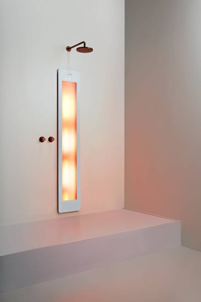 Sunshower One L inbouw met infrarood white
