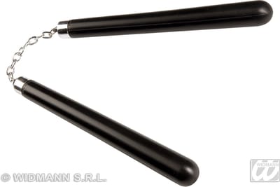 Widmann - Nunchaku - Zwart - Carnavalskleding - Verkleedkleding