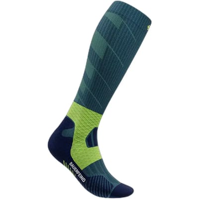 Bauerfeind Trail Run Compression Compressie-sokken Dames-Turkoois