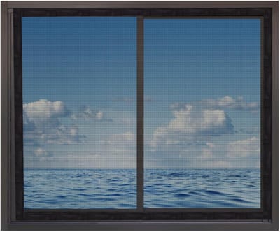 Raamhor - Insectenhor - Insecten buiten - Zelfklevend gaas - 90x130cm - Zwart