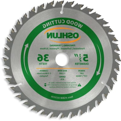 Zaagblad - Afwerking Trimmen - Hout Bewerken - Carbide Materiaal - 139.7 mm - Zilver