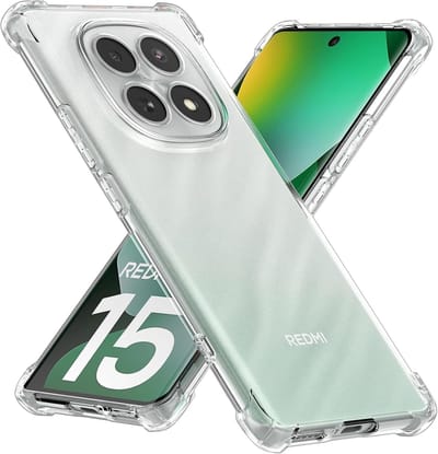 Transparant Hoesje Geschikt voor Xiaomi Redmi Note 15 4G | Schokbestendig TPU | Back Cover | Dun | Flexibel | Shockproof | Doorzichtig