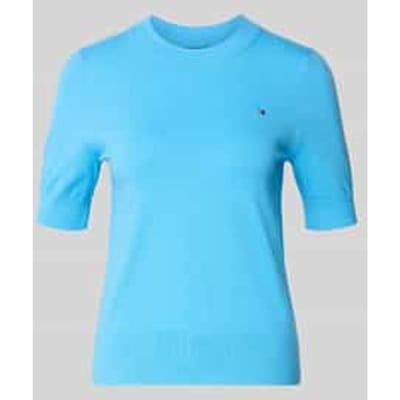 Tommy Hilfiger Cotton Jersey Fine C-neck Frigid Blue Taglia: M | Maglioni a maglia Outlet | Donna | Blu