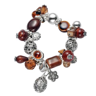 Behave - Armband - Elastisch - Bruin