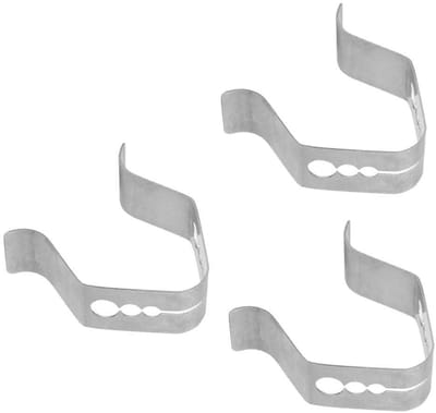 Dailygoods- Barbecue Probe Clip Roestvrij Staal - Grillsondeklem - Bevestigingsclip - BBQ Thermometer - Accessoire - 3-Holes Design - Grillsondehouder