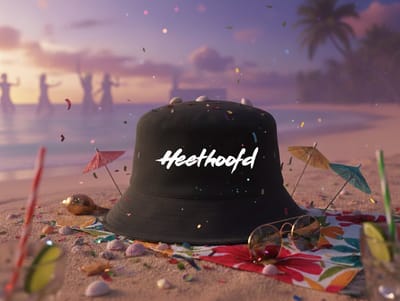 Heethoofd Bucket Hat | Black | Maat XL