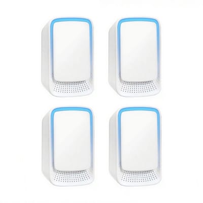 Luchtreiniger - 4-pack plug-in negatieve ionen luchtreiniger - Negatieve ionen luchtreiniger - Luchtreiniger voor thuis - Negatieve ionen luchtreiniger - Luchtverfrisser - Ionisator - Wit